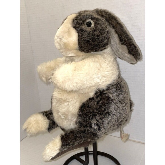 Folkmanis Dutch Bunny Rabbit Plush Full Body Puppet Childs Play Pretend Show - Picture 2 of 11